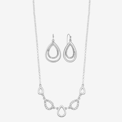 Liz Claiborne Womens Glass 2-pc. Jewelry Set