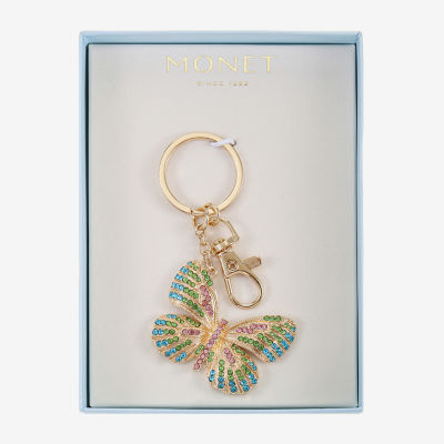 Monet Jewelry Gold Tone Gold Tone Butterfly Compact Mirror