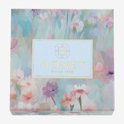Monet Jewelry Gold Tone Butterfly Compact Mirror