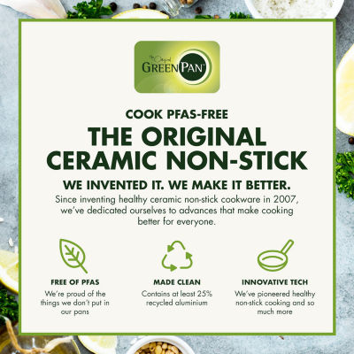 GreenPan Valencia Pro Hard Anodized Ceramic Non-Stick 4.5-qt. Saute Pan