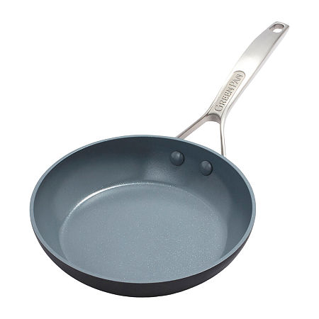 GreenPan Paris Pro Hard Anodized Ceramic Non-Stock 8 Frying Pan, One Size, Gray