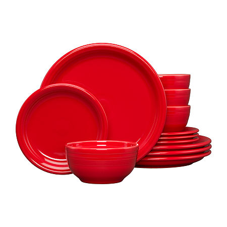 Fiesta Bistro 3-pc. Place Setting, One Size, Red