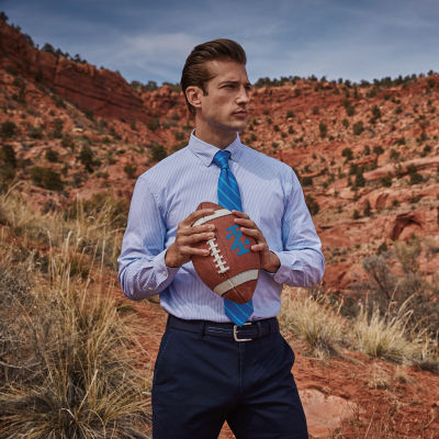 IZOD Cool Fx Mens Slim Fit Easy Care Wrinkle Free Long Sleeve Dress Shirt