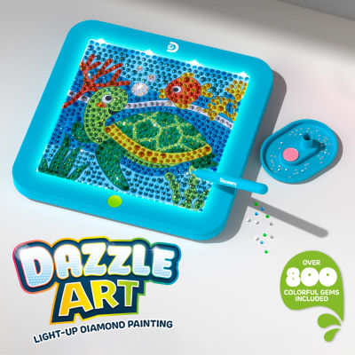 Discovery Kids Dazzle Art Light-Up Diamond Painting Kit