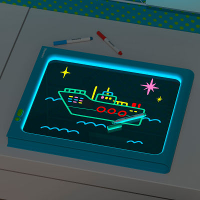 Discovery Kids Glow Easel Dual-Sided Art Station 1017868, Color