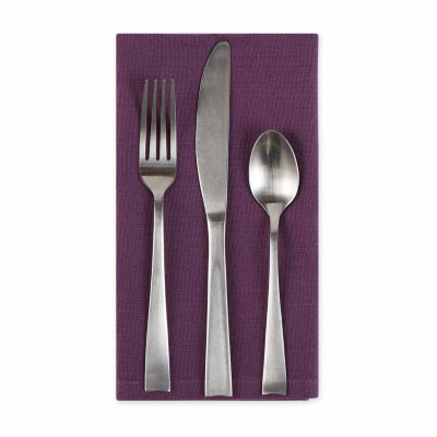 Design Imports Eggplant Solid 6-pc. Napkins