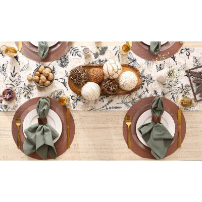 Design Imports Cinnamon  Pvc Doubleframe 6-pc. Placemat