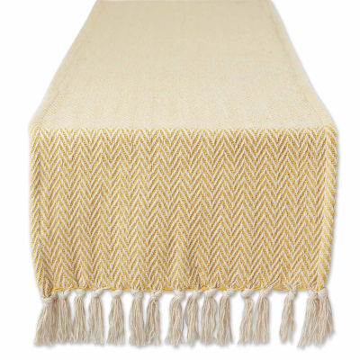 Design Imports Marigold Chevron Table Runner