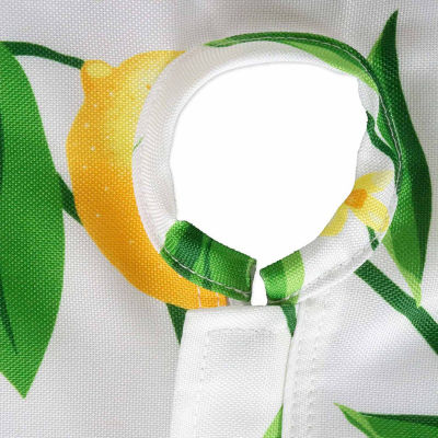 Design Imports Lemon Bliss Print Outdoor  With Zipper Tablecloth