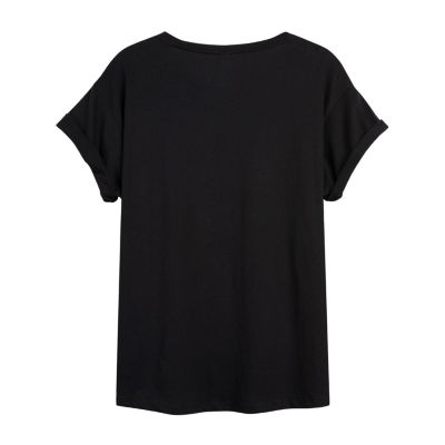 Only Santa Can Judge Tee Womens Crew Neck Short Sleeve Frosty the Snowman Graphic T-Shirt