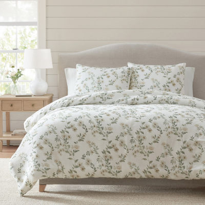 Martha Stewart Hazel Floral Easy Care Comforter Set