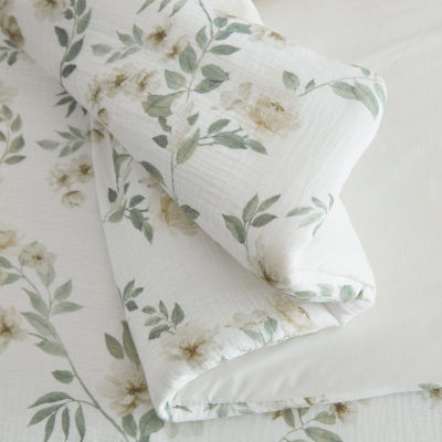 Martha Stewart Hazel Floral Easy Care Comforter Set