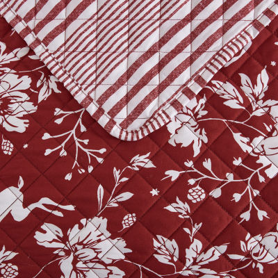 Martha Stewart Dancing Deer Easy Care Quilt Set