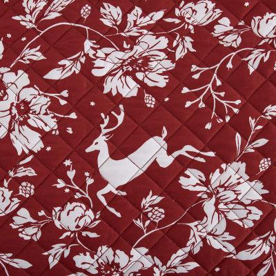 Martha Stewart Dancing Deer Easy Care Quilt Set
