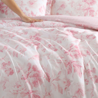 Laura Ashley Anja Toile Easy Care Comforter Set