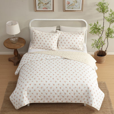 Laura Ashley Dorrie Easy Care Quilt Set