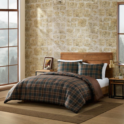 Eddie Bauer Huntley Plaid Easy Care Comforter Set