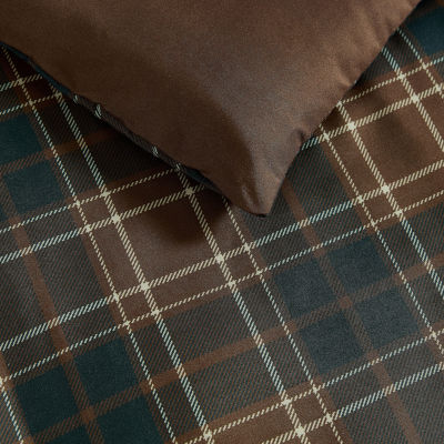 Eddie Bauer Huntley Plaid Easy Care Comforter Set