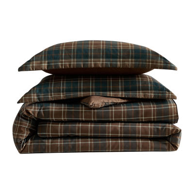 Eddie Bauer Huntley Plaid Easy Care Comforter Set