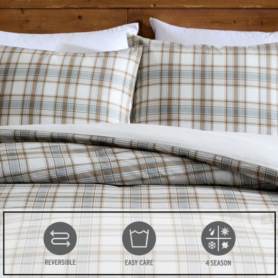 Eddie Bauer Ashland Plaid Easy Care Comforter Set