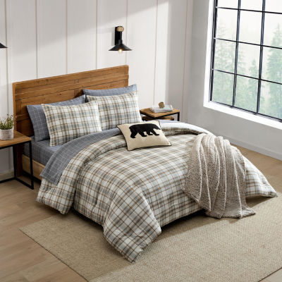 Eddie Bauer Ashland Plaid Easy Care Comforter Set