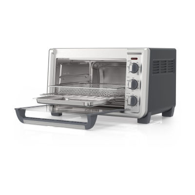 Black+Decker Air Fryer Toaster Oven TO6135-1SD, Color: Silver