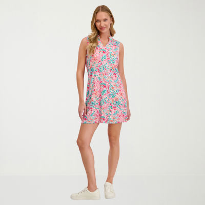Stella Parker Womens Sleeveless Tennis Dress
