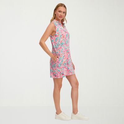 Stella Parker Womens Sleeveless Tennis Dress