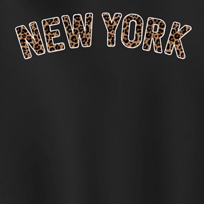 Leopard Ny Womens Long Sleeve Hoodie