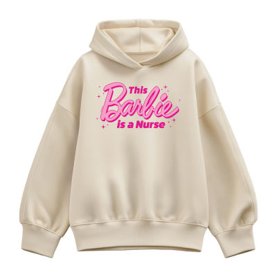 Barbie Nurse Womens Long Sleeve Barbie Hoodie