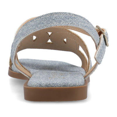 Journee Collection Womens Flat Sandals