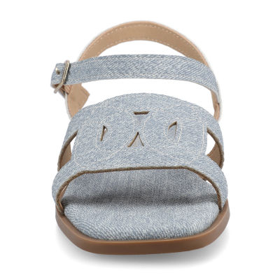 Journee Collection Womens Flat Sandals