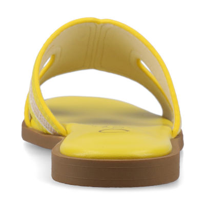 Journee Collection Womens Flat Sandals