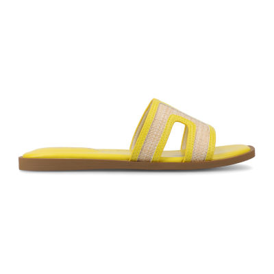 Journee Collection Womens Flat Sandals