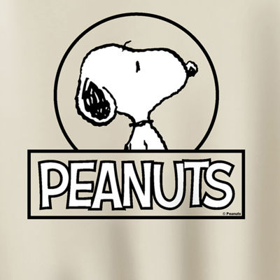 Womens Crew Neck Long Sleeve Peanuts Pullover Sweater