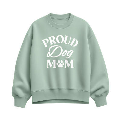 Womens Crew Neck Long Sleeve Pullover Sweater