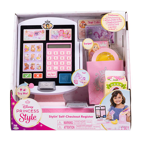 Disney Collection Princess Stylin' Self-checkout Register In Transparent