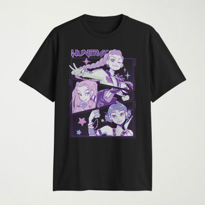 new! Novelty Mens Crew Neck Short Sleeve Regular Fit Graphic T-Shirt