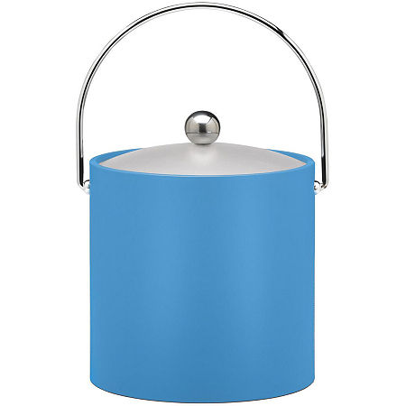 Kraftware Ice Bucket With Bale Handle, One Size, Blue