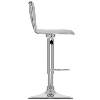 Curved Back Adjustable Bar Stools- Set of 2