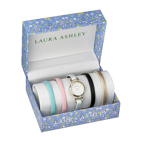 Laura Ashley Womens Gold Tone Bracelet Watch Lass1104yg