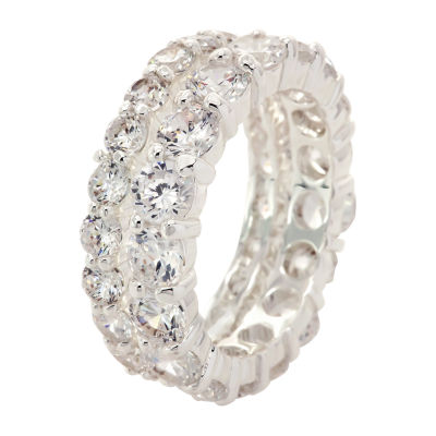 Sparkle Allure Womens White Cubic Zirconia Pure Silver Over Brass Hypoallergenic Bridal Set