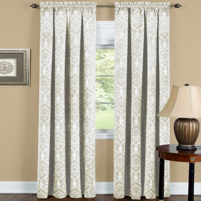 Sutton Rod Pocket Blackout Single Curtain Panel