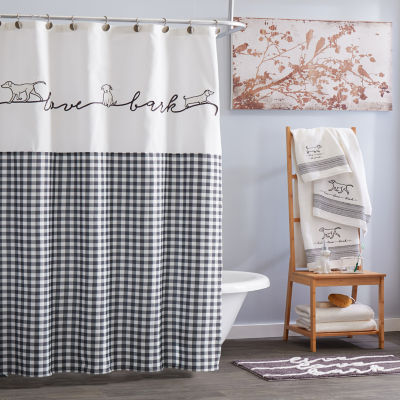 Saturday Knight Farmhouse Dogs Shower Curtains