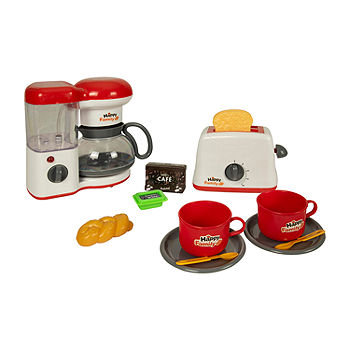 Dollar Queen Deluxe Kitchen Play Coffee Maker and Toaster Appliance Set &  Reviews