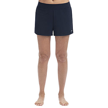 Women's Aquashape Navy Solid Loose Fit Short – Dolfin Swimwear