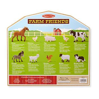 Melissa & Doug Farm Friends - 10 Collectible Farm Animals, Color: Multi -  JCPenney