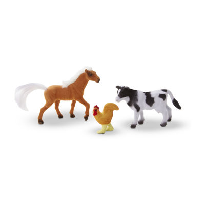 Melissa & Doug Farm Friends - 10 Collectible Farm Animals Interactive Toy