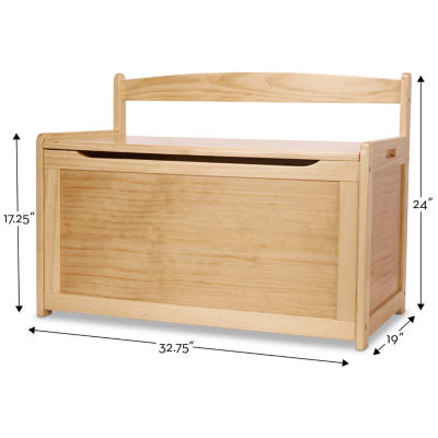 Melissa & Doug Wooden Toy Chest (Honey)