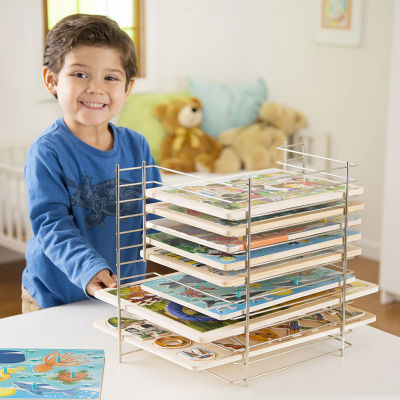 Melissa & Doug Deluxe Wire Puzzle Rack Puzzle